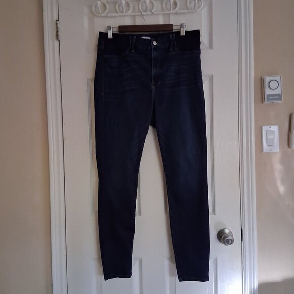 Good American Size 16 Good Mama Side Inserts Skinny Leg Dark Wash Jeans - Picture 3 of 15
